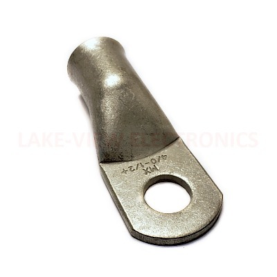 TERMINAL RING HEAVY DUTY 4/0 AWG 1/2" STUD TIN PLATED BATTERY LUG