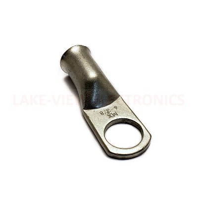 TERMINAL RING HEAVY DUTY 4 AWG 3/8" STUD TIN PLATED BATTERY LUG