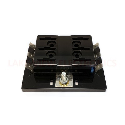 OPTIFUSE BLC-106 FUSE BLOCK 6 POSITION FOR AUTOMOTIVE BLADE-TYPE FUSES