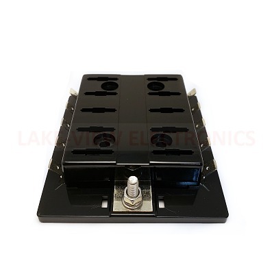 OPTIFUSE BLC-110 FUSE BLOCK 10 POSITION FOR AUTOMOTIVE BLADE-TYPE FUSES