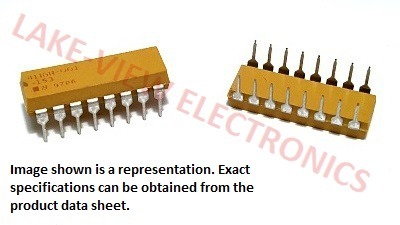 BOURNS 4116R-1-101 RESISTOR NETWORK 100 OHM 16P8R 2% DIP