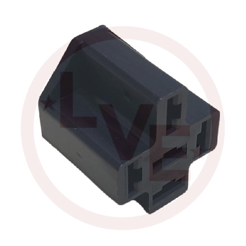 CUSTOM CONNECTOR BR05-WH SOCKET 5 POS BLACK HSG PCB