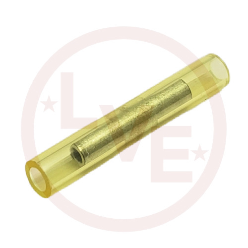 PANDUIT BSN22-M TERMINAL BUTT SPLICE 26-22 AWG INSULATED YELLOW NYLON