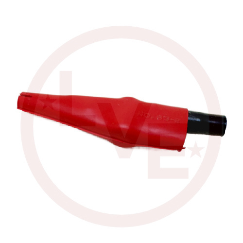 MUELLER BU-63C-2 CLIP ALLIGATOR 10A COPPER INSULATED RED