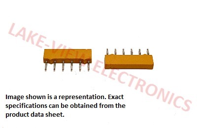 BOURNS 4306R-101-391 RESISTOR NETWORK 390 OHM 6P5R 2% BUSS SIP
