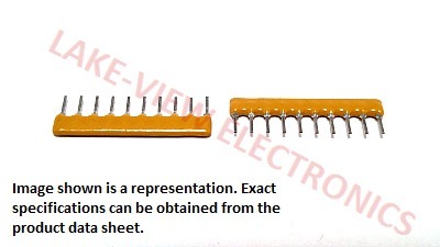BOURNS 4610X-102-103 RESISTOR NETWORK 10K OHM 10P5R 2% SIP