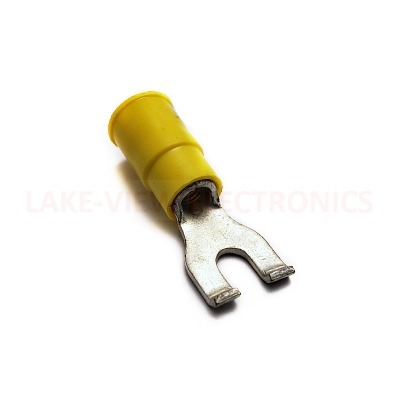MOLEX 19121-0051 TERMINAL FLANGED SPADE 12-10 AWG #6 STUD INSULKRIMP