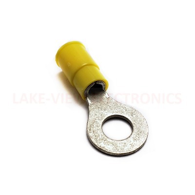 MOLEX 19070-0133 TERMINAL RING 12-10 AWG 1/4" STUD INSULKRIMP Tape and Reel