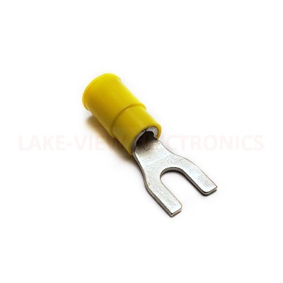 MOLEX 19144-0039 TERMINAL SPADE 12-10 AWG #8 STUD INSULKRIMP