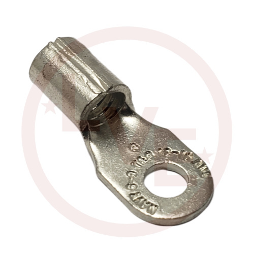 TERMINAL RING 12-10 AWG #6 STUD NON-INSULATED TIN PLATED