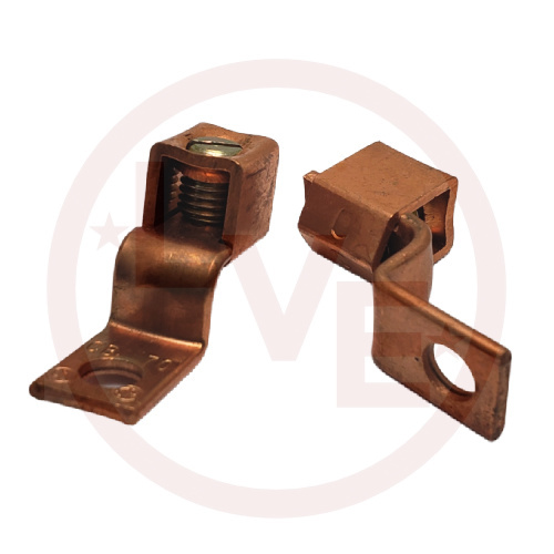 TERMINAL CONNECTOR 2-12 AWG 1/4" STUD COPPER MECH LUG