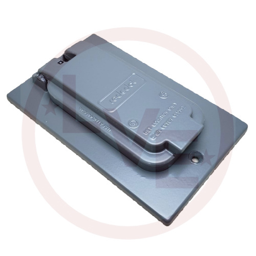 T&B CCGV COVER D-T GFCI VERTICAL DEV METAL