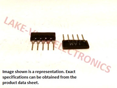 CAPAR CRN-5/4-47KJ RESISTOR NETWORK 47K OHM 5P4R  5% SIP