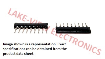CAPAR CRN-9/8-1KJ RESISTOR NETWORK 1K OHM 9P8R S 5% SIP