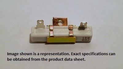 8 OHM 10W 5% CEMENT RESISTOR W/TABS & MTN BRKT BULK