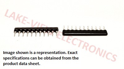 RESISTOR NETWORK 10K OHM 11P10R 2% SIP