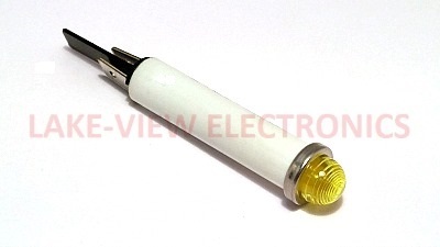 INDICATOR LED 24V YELLOW DIFFUSED 0.31" MNT HOLE