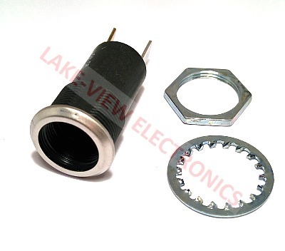 CML 5100-824 INDICATOR LAMP HOLDER RELAMPABLE 250V .250" Q.C. TERMINALS 0.688" MNT HOLE
