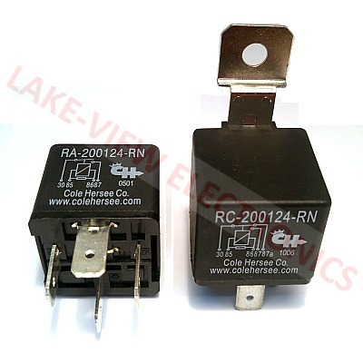 RELAY 24VDC 20A SPST-NO W/RESISTOR & BRACKET AUTOMOTIVE RELAY