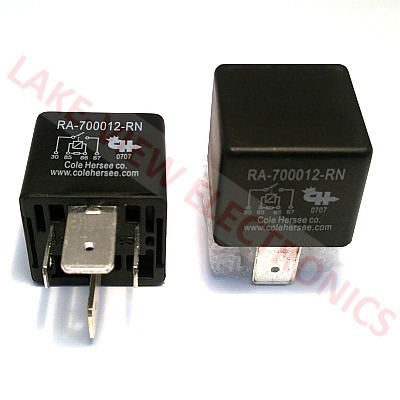 COLE HERSEE RA-700012-RN RELAY 12VDC 70A SPST-NO W/RESISTOR AUTOMOTIVE RELAY