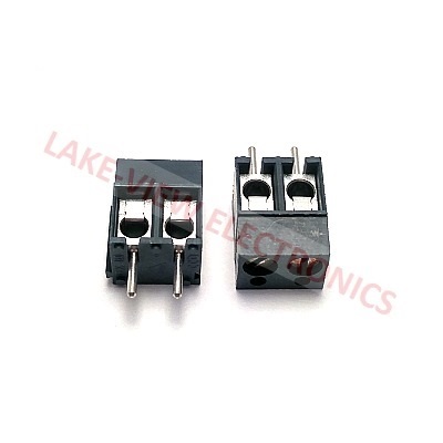 TERMINAL BLOCK 2POS 5.08P VERTICAL PCB DARK GREY