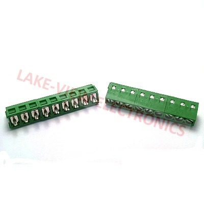 TERMINAL BLOCK 9POS 5.08P VERTICAL PCB GREEN