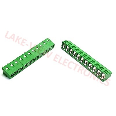 CONTA CLIP 10300.1 TERMINAL BLOCK 11POS 5.08P VERTICAL PCB GREEN