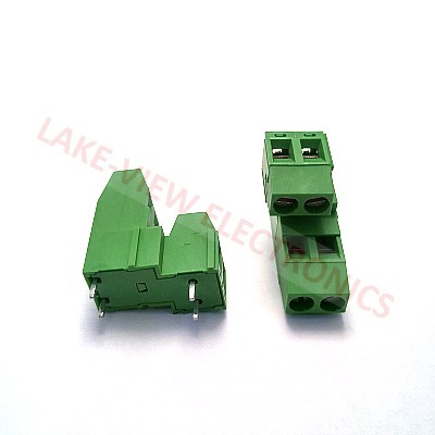 TERMINAL BLOCK 2POS 5P VERTICAL PCB GREEN