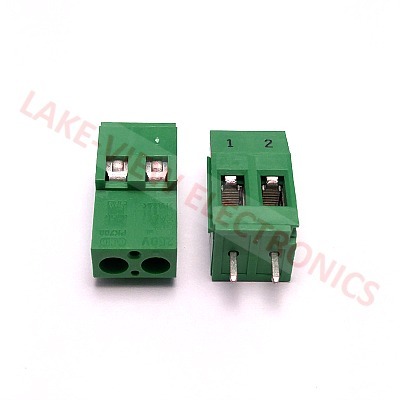 TERMINAL BLOCK 2POS 5.08P VERTICAL IMPRINTED PCB GREEN