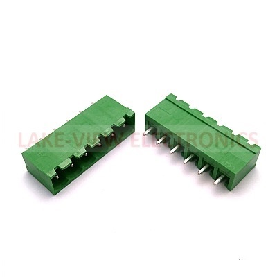 TERMINAL BLOCK HEADER 6POS 5.08P VERTICAL GREEN