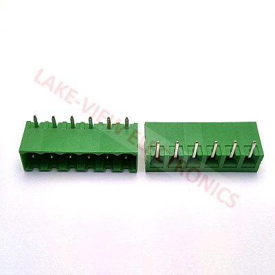 TERMINAL BLOCK HEADER 6POS 5.08P HORIZONTAL GREEN