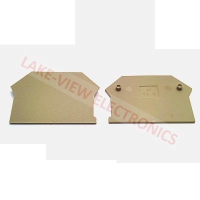 CONTA CLIP 2001.2 TERMINAL BLOCK END PLATE AP2.5-10/BEIGE