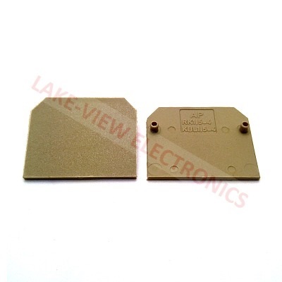 CONTA CLIP 2070.2 TERMINAL BLOCK END PLATE AP-SR/BEIGE