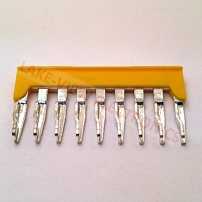 CONTA CLIP 3717.8 TERMINAL BLOCK ZQI 2,5/9 YELLOW JUMPER