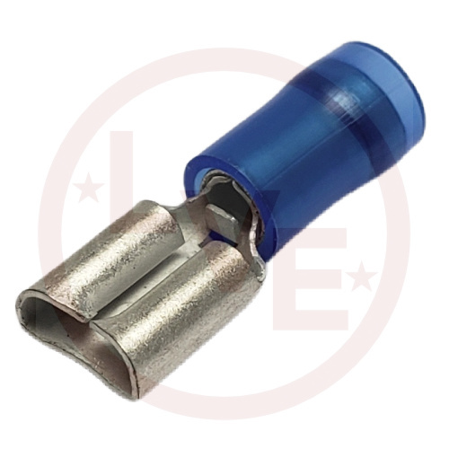 TERMINAL QDC FEMALE 16-14 AWG .250 X .032 INSULATED BLUE