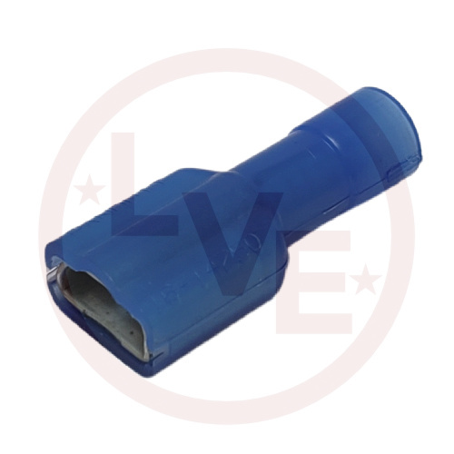 TERMINAL QDC FEMALE 16-14 AWG .250 X .032 FULLY INSULATED BLUE