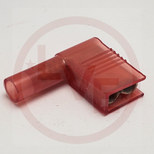 .250 x .032 Tab Size Panduit DNFR18-250B-M Female Disconnect 22-18 AWG Nylon Insulated Right Angle 