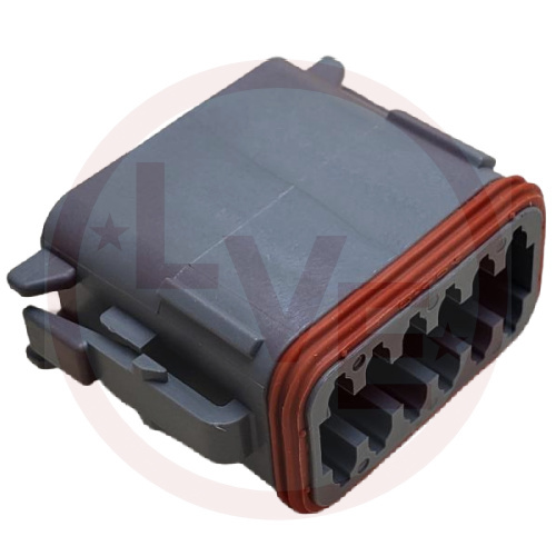 TE CONN DT06-12SA CONNECTOR 12 POS FEMALE DUAL ROW SZ16 GRAY HSG