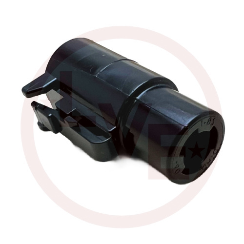 DEUTSCH DTHD06-1-8S CONNECTOR 1 POS INLINE FEMALE PLUG HOUSING BLACK