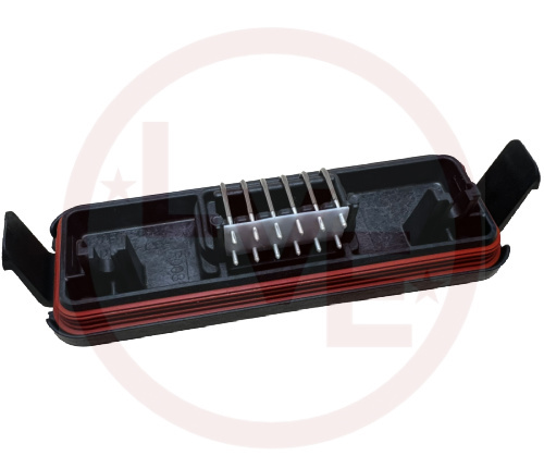 DEUTSCH DTM13-12PD-R008 CONNECTOR 12 POS 16-22AWG FEMALE HEADER R/A BLACK