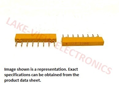 DALE MSP08A030-270G RESISTOR NETWORK 2.7K OHM 8P4R 2% SIP