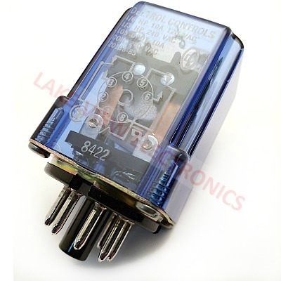 DELTROL 20108-85 RELAY 240VAC 10A DPDT PLAIN COVER 8 PIN OCTAL PLUG GENERAL PURPOSE RELAY