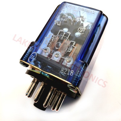 DELTROL 20110-84 RELAY 120VAC 10A 3PDT PLAIN COVER 11 PIN OCTAL PLUG GENERAL PURPOSE RELAY