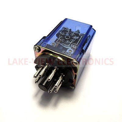 DELTROL 20114-82 RELAY 24VDC 10A DPDT PLAIN COVER 8 PIN OCTAL PLUG GENERAL PURPOSE RELAY