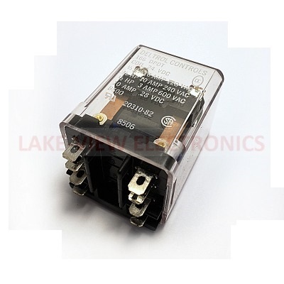 RELAY 24VDC 13A DPDT PLAIN COVER Q.C. TERMINALS GENERAL PURPOSE RELAY