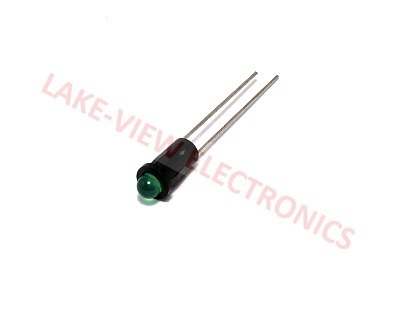 INDICATOR LED 2.1V GREEN DIFFUSED 0.156" PNL MNT