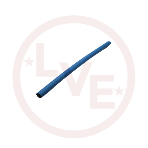 DUNBAR 3635W-1/4-6-4 HEATSHRINK 1/4" X 4FT 3:1 DUAL WALL BLUE TUBING