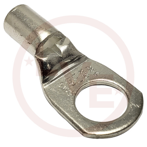TERMINAL RING 6/6AN AWG 3/8" STUD NON-INSULATED TIN PLATED
