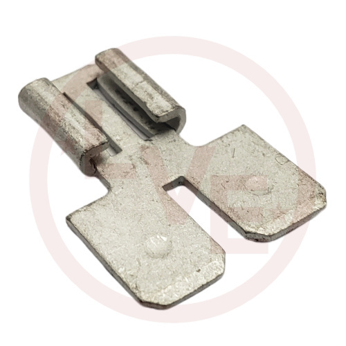 T&B F250TA TERMINAL QDC ADAPTER .250 X .032 DBL ML/SGL FE TAB NON-INSULATED TIN PLATED