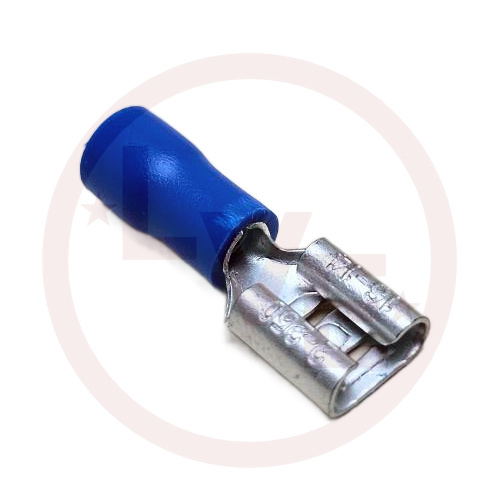 CHS FDD2-250 TERMINAL QDC FEMALE 16-14 AWG .250X.032 PVC BLUE